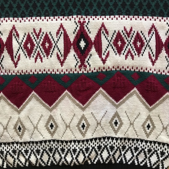 Vintage 80s Peconic Bay Traders Mens Heavy Cotton Sweater Size XL USA Made - Picture 7 of 9